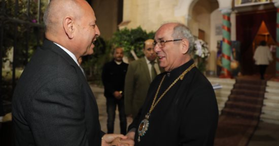 نائبًا عن رئيس الوزراء.. محافظ القاهرة يشهد احتفال الأرمن الكاثوليك بعيد الميلاد بمصر الجديدة