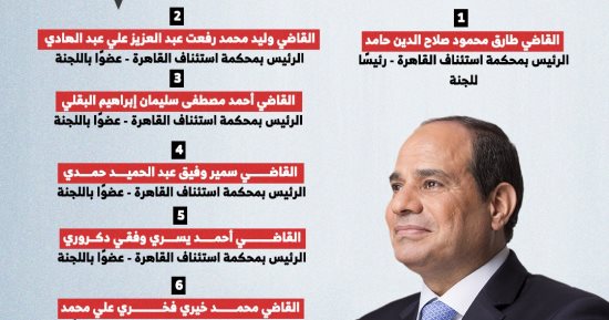 قرار جمهورى بشأن لجنة إجراءات التحفظ والتصرف فى أموال الجماعات الإرهابية (إنفوجراف)