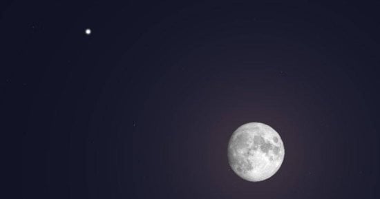 بدر الفراشة يزين السماء غدا فى لوحة طبيعية فريدة