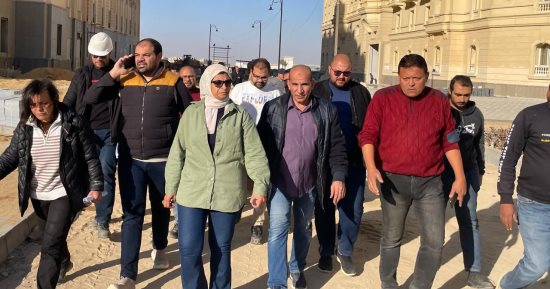 رئيس جهاز العاصمة الجديدة تتفقد الحي السكنى الخامس (R5)لدفع الأعمال الجارية