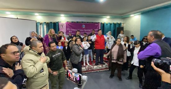 أبو العينين عضو التحالف الوطني تحتفل باليوم العالمي لذوي الهمم 