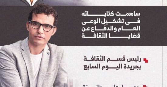 أحمد إبراهيم الشريف: تكريمي في مؤتمر أدباء مصر تقديرا لدور الكلمة