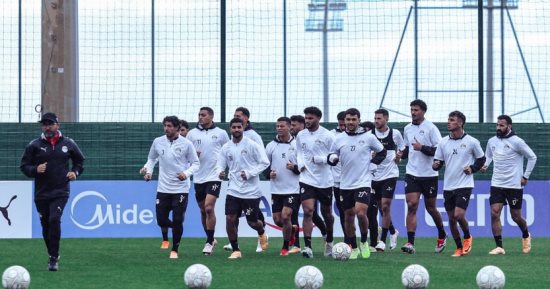 منتخب مصر يبدأ استعداداته لمواجهة أنجولا فى كأس أمم أفريقيا بالمغرب.. صور