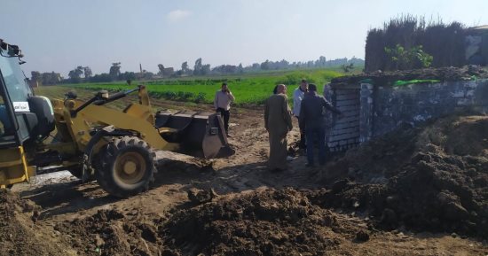 محافظ المنوفية: إزالات فورية فى المهد لعدد من حالات التعدى على الأراضى الزراعية