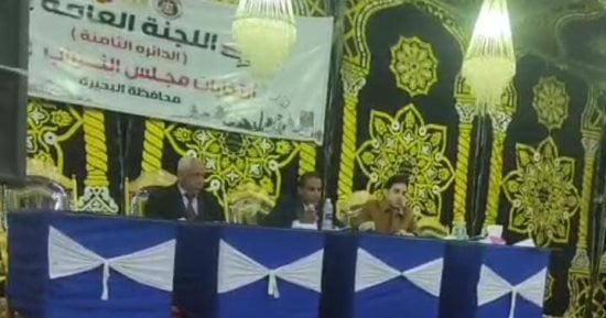 الحصر العددى لأصوات الناخبين بالدائرة الثامنة إيتاى البارود بالبحيرة