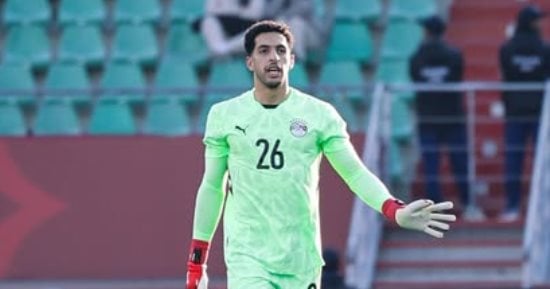 مصطفى شوبير يبدأ برنامج التأهيل للتعافى من شد العضلة الخلفية فى الأهلى