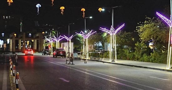 مدينة أسوان تتجمل استعدادا للعام الجديد 2026.. صور