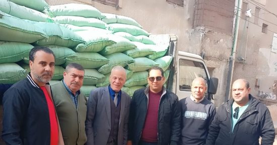 ضبط سيارة دقيق بلدى مدعم مُهربة محمله بـ 9 أطنان فى الغربية
