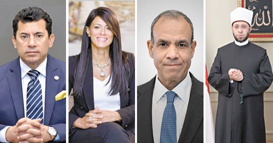 4 وزراء يكتبون لـ"اليوم السابع" فى العدد التذكاري «2025.. عام الرئيس»