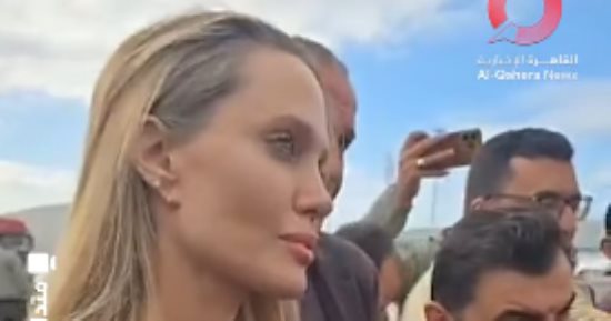 لقطات من زيارة أنجلينا جولى لمعبر رفح ضمن جولة فى محافظة شمال سيناء