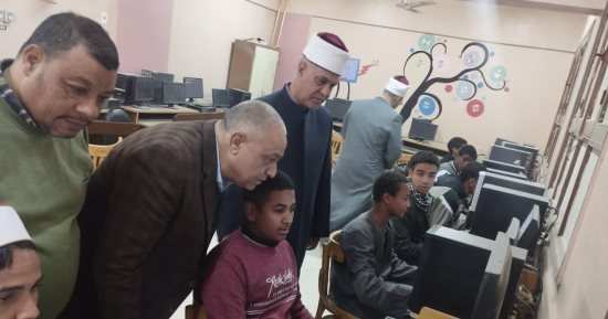 أولى ثانوي أزهري يؤدون امتحان البرمجة والذكاء الاصطناعي عبر منصة Sprix اليابانية