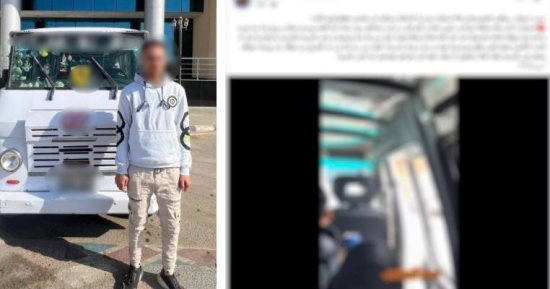 ضبط قائد ميكروباص دون رخصة قيادة بعد تداول فيديو حادث بالجيزة