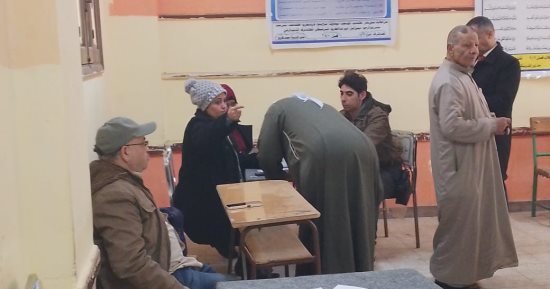 توافد الناخبين على لجان الوراق وأوسيم للمشاركة بانتخابات النواب.. صور