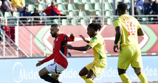تعادل سلبى بين منتخب مصر وبنين فى شوط أول فقير فنيا بأمم أفريقيا