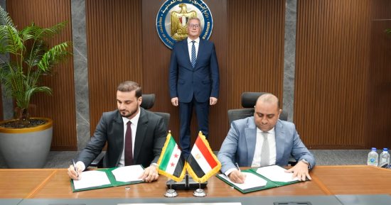 توقيع مذكرتي تفاهم وتقديم الخبرات الفنية المصرية لقطاع الطاقة السورى