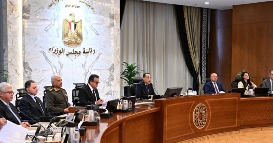 أول اجتماع للحكومة فى العام الجديد.. رئيس الوزراء: التوسع فى توطين صناعة أجهزة الاتصالات ضمن استراتيجية شاملة.. وزيرة التخطيط: السردية الوطنية تستهدف تحقيق التكامل بين رؤية مصر 2030 والاستراتيجيات القطاعية