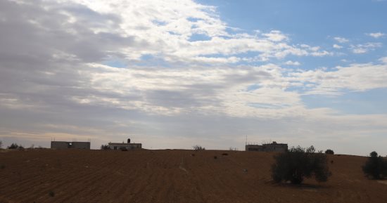 طقس شتوي في شمال سيناء‎ مع نشاط خفيف للرياح