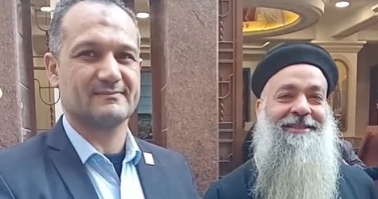 احتفالات بكنيسة القديسة دميانة بكفر الشيخ وتوافد كبير من المسلمين لتقديم التهنئة