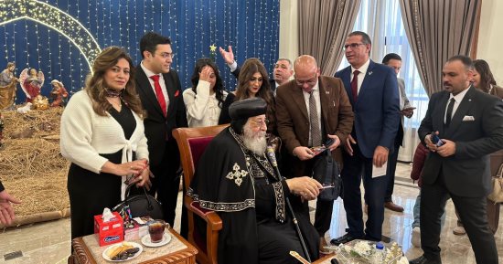 حزب العدل يهنئ البابا تواضروس بمناسبة عيد الميلاد
