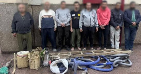 ضبط 8 متهمين بالتنقيب غير المشروع عن الآثار داخل عقار بالسيدة زينب