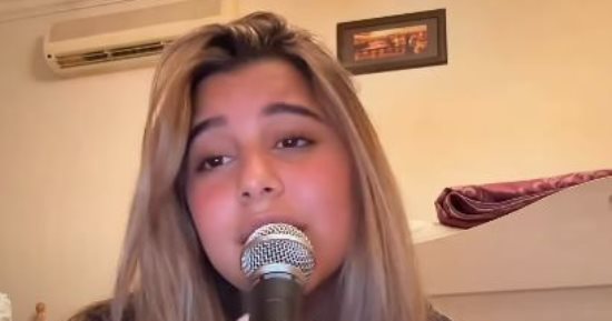 ابنة شيرين عبد الوهاب بلوك جديد وتغنى لوالدتها على بالى.. فيديو