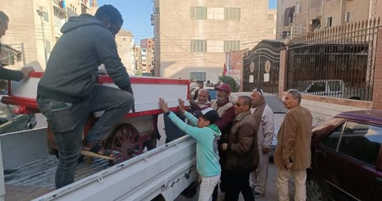 تحرير ومصادرة 444 محضرا ومخالفة فى حملة لشرطة المرافق بحى شرق سوهاج