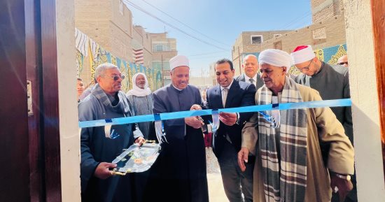 نائب محافظ قنا يفتتح مسجد نجع غلاب فى مركز قوص بعد الانتهاء من تجديده