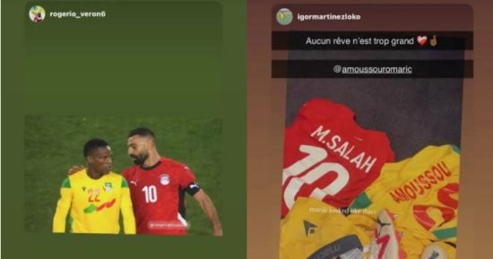 لاعب بنين بعد حصوله على قميص محمد صلاح: لا يوجد حلم مستحيل