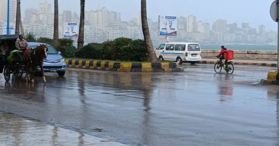 أول أيام نوة الفيضة الكبرى.. أمطار وانخفاض بدرجات الحرارة بالإسكندرية.. فيديو