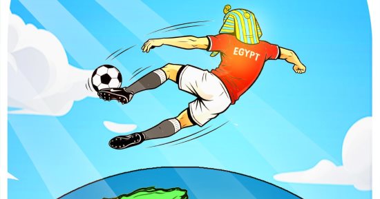 كاريكاتير اليوم السابع: المنتخب يحلّق فوق أفريقيا في طريقه للتأهل للكأس