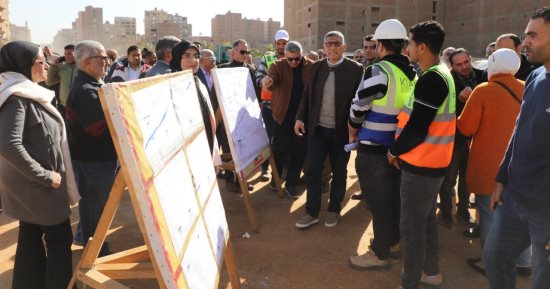 محافظ الجيزة يتفقد مشروع رصف وتطوير طريق الإخلاص بالطالبية والعمرانية.. صور
