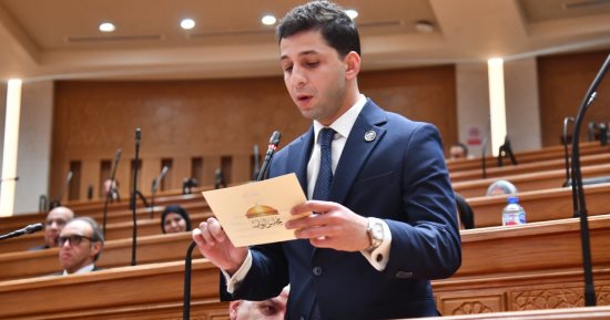 النائب أحمد علاء يؤدى اليمين الدستورية فى أولى جلسات النواب 2026