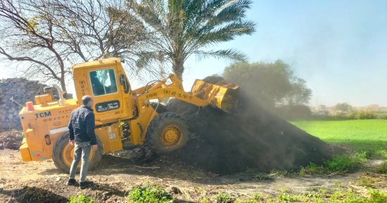 إزالة 31 مكمورة فحم نباتي بالدقهلية خلال حملة من البيئة