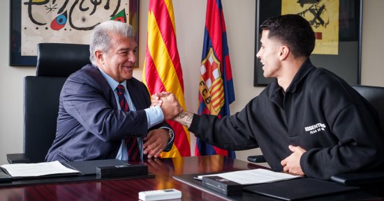 برشلونة يعلن رسميًا التعاقد مع كانسيلو بعد اكتمال الأوراق
