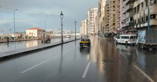 أجواء شتوية قاسية ورياح قوية وأمطار غزيرة.. نوة الفيضة الكبرى تضرب الإسكندرية