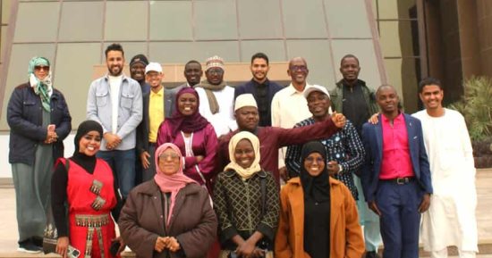 وفد الإذاعيين الأفارقة الناطقين بالعربية يزور مدينة الإنتاج الإعلامى