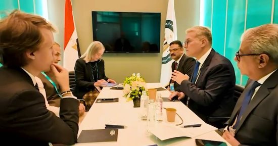 وزير البترول يلتقى الرئيس التنفيذى للمجلس الدولى للتعدين والمعادن