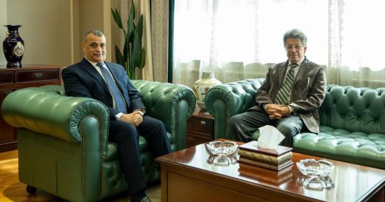 وزير الدولة للإنتاج الحربى يستقبل رئيس الشركة المتحدة للخدمات الإعلامية