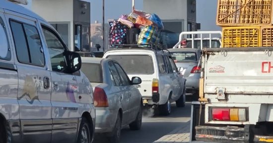 فتح الطريق الإقليمى بعد غلقه بسبب الشبورة المائية فى المنوفية