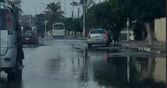 طقس شديد البرودة بشمال سيناء وسقوط أمطار خفيفة على مدينتي الشيخ زويد ورفح