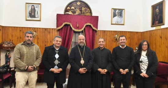 بطريرك الأقباط الكاثوليك يستقبل المجلس الإقليمي لجنود مريم ويطّلع على خطة عمل العام الجديد