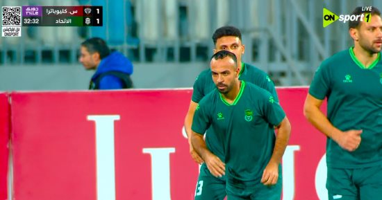 سيراميكا يتقدم على الاتحاد 2-1 بالشوط الأول.. وأفشة يسجل أول أهدافه