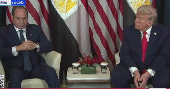 الرئيس السيسى يهنئ ترامب بـ عام ناجح من الإنجازات