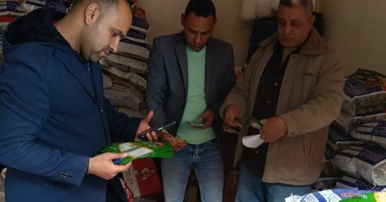 تموين برج العرب تضبط سلعا غذائية منتهية الصلاحية وأخرى مجهولة المصدر