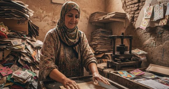 سيدة الورق.. من «حي الخليفة» إلى العالمية.. القصة الكاملة لمبادرة أنقذت 17 شجرة لكل طن ووفرت آلاف الجالونات من المياه وخلقت 1200 فرصة عمل فى عامها الأول.. كيف ساهمت وزارة البيئة فى تدوير الحياة؟