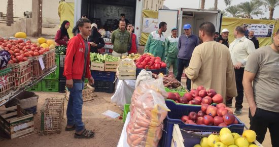 افتتاح سوق اليوم الواحد بمدينة شرم الشيخ بأسعار مخفضة