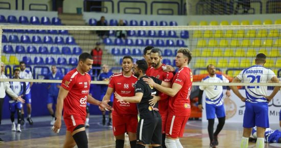 الأهلى يهزم سموحة فى أولى جولات نهائى مرتبط رجال الكرة الطائرة