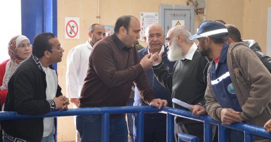 رئيس مياه الشرب بالجيزة يتفقد محطة العياط المرشحة