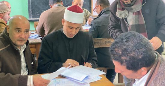 تصحيح امتحانات الشهادتين الابتدائية والإعدادية الأزهرية بكفر الشيخ