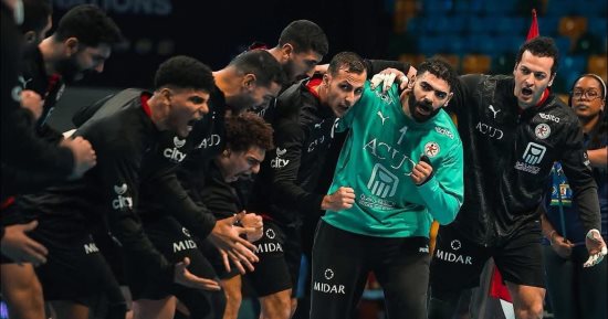 مصر تتقدم على الجزائر 20-10 فى الشوط الأول بأمم أفريقيا لكرة اليد